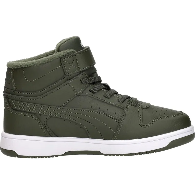 Puma Rebound Slam Mid Wtr AC+ PS hoge sneakers olijfgroen