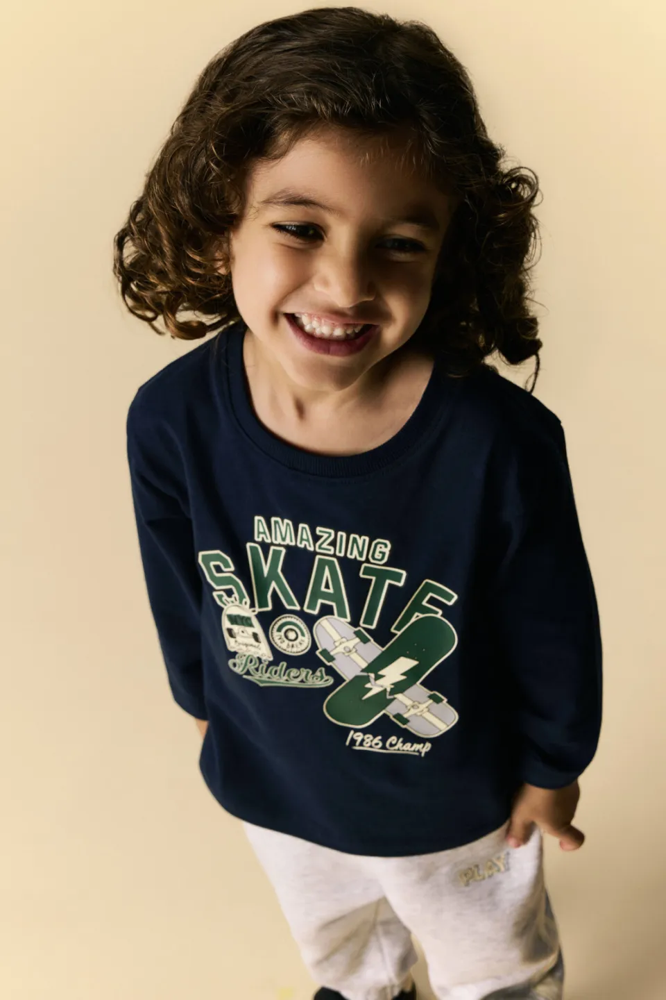 NAME IT MINI longsleeve donkerblauw, foto 4