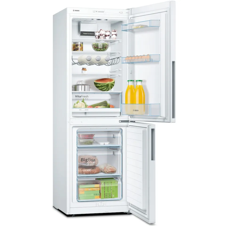 Bosch KGV33VWEAS Koel-vriescombinatie Wit, foto 3