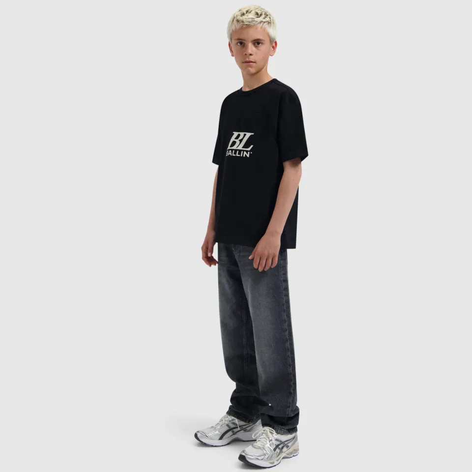 Ballin The Luke loose fit jeans - donkergrijs Dark Grey