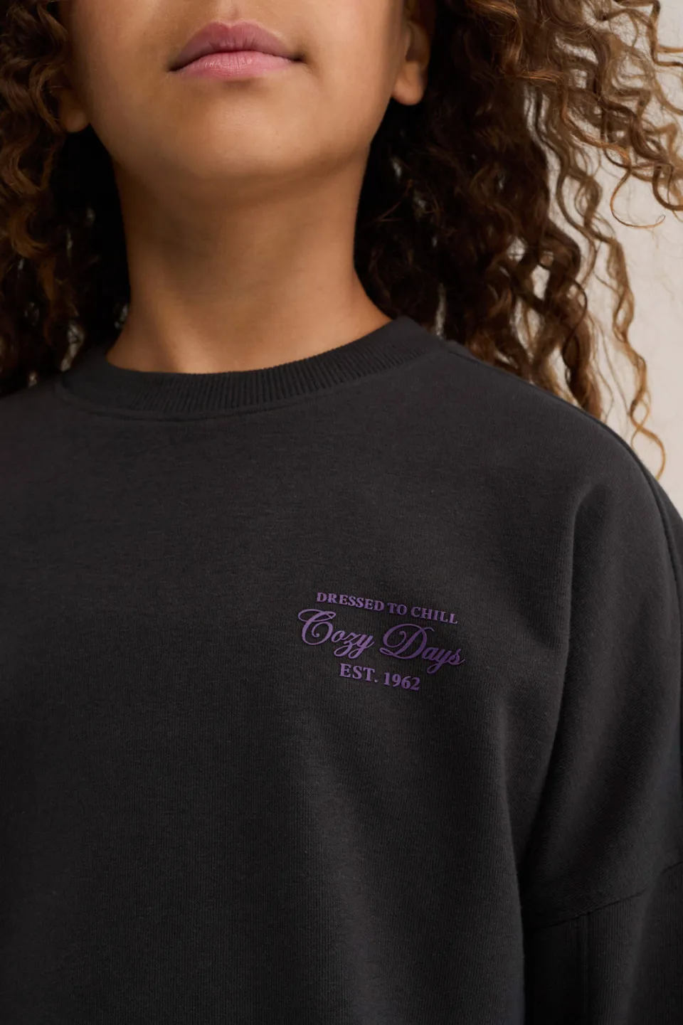 WE Fashion oversized sweater met print - antraciet, foto 5