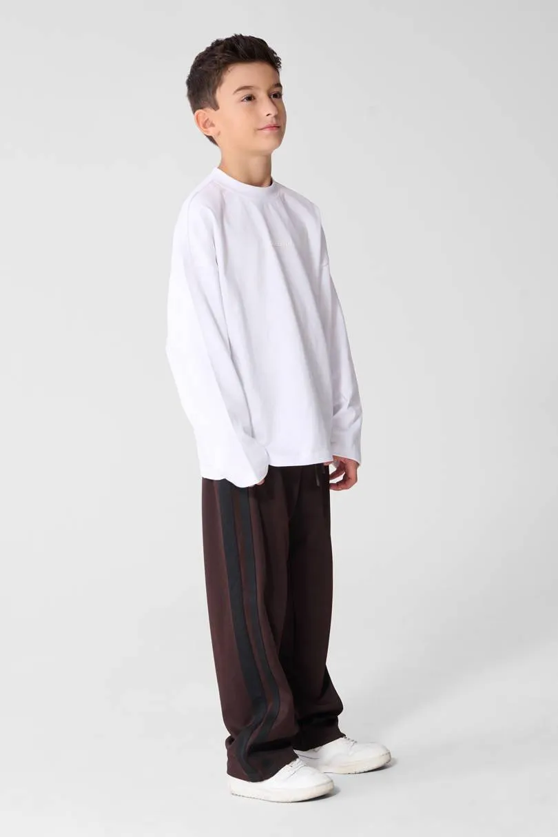 Shoeby joggingbroek donkerbruin, foto 6