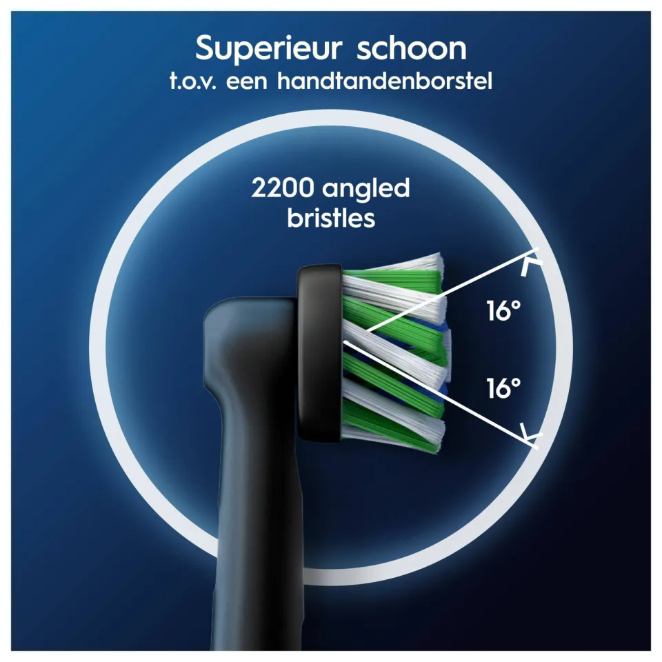 Oral-B Pro Cross Action opzetborstels - zwart - 10 stuks, foto 6