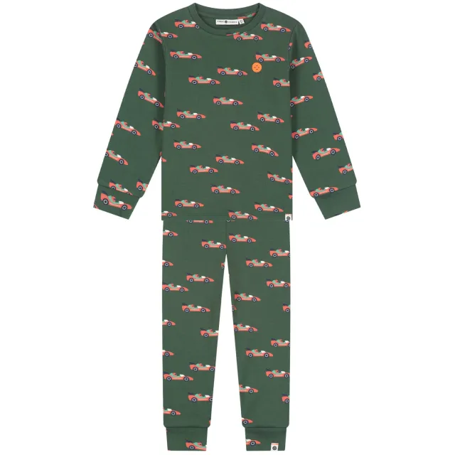 Stains&Stories pyjama met print groen, foto 2