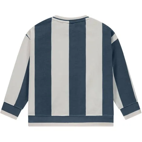 Stains&Stories gestreepte sweater blauw Streep, foto 2