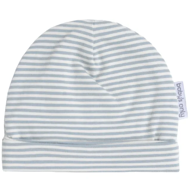 Baby's Only baby muts Stripe lichtblauw/off white