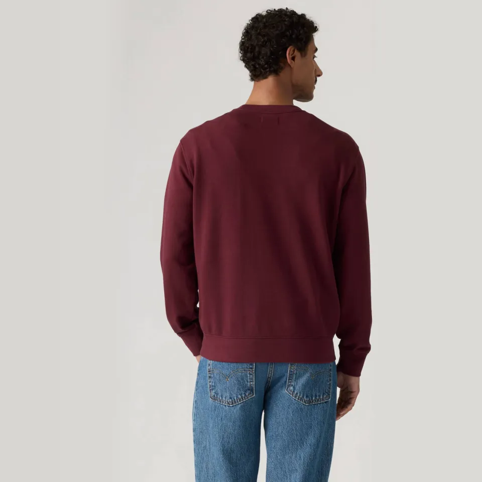 Levi's regular fit sweater - tawny port, foto 3