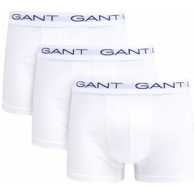 Gant trunk boxershorts 3-pack wit