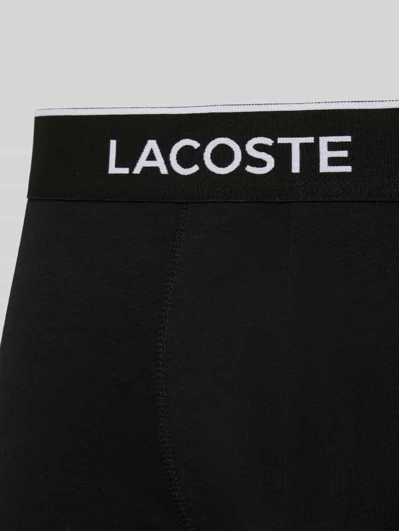 Lacoste Trunk boxershorts zwart 3-pack, foto 6