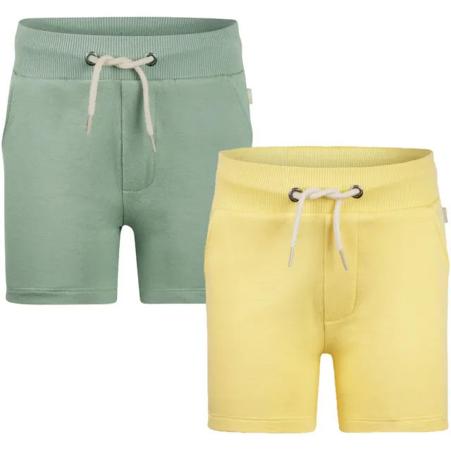 Koko Noko sweatshort groen en geel, foto 2