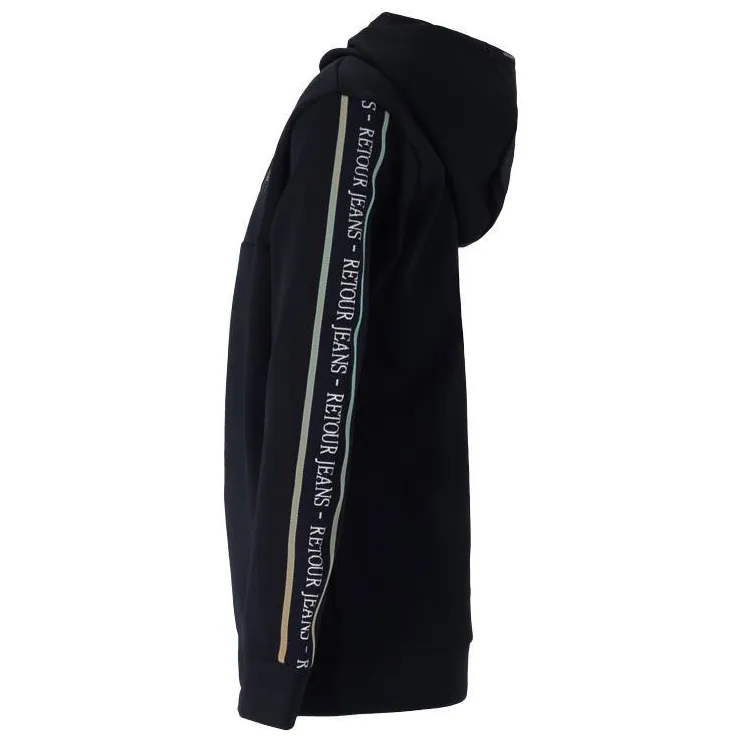 Retour Jeans rechtvallende hoodie met tekst - donkergrijs, foto 2