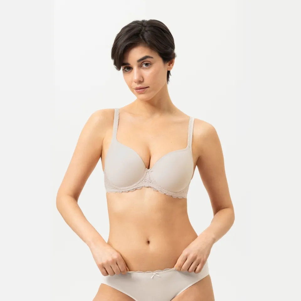 Mey Beugelbeha van microgaren beige