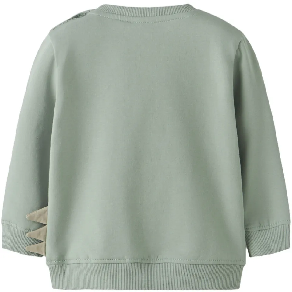 NAME IT BABY regular fit sweater met print - lichtgroen Printopdruk, foto 2