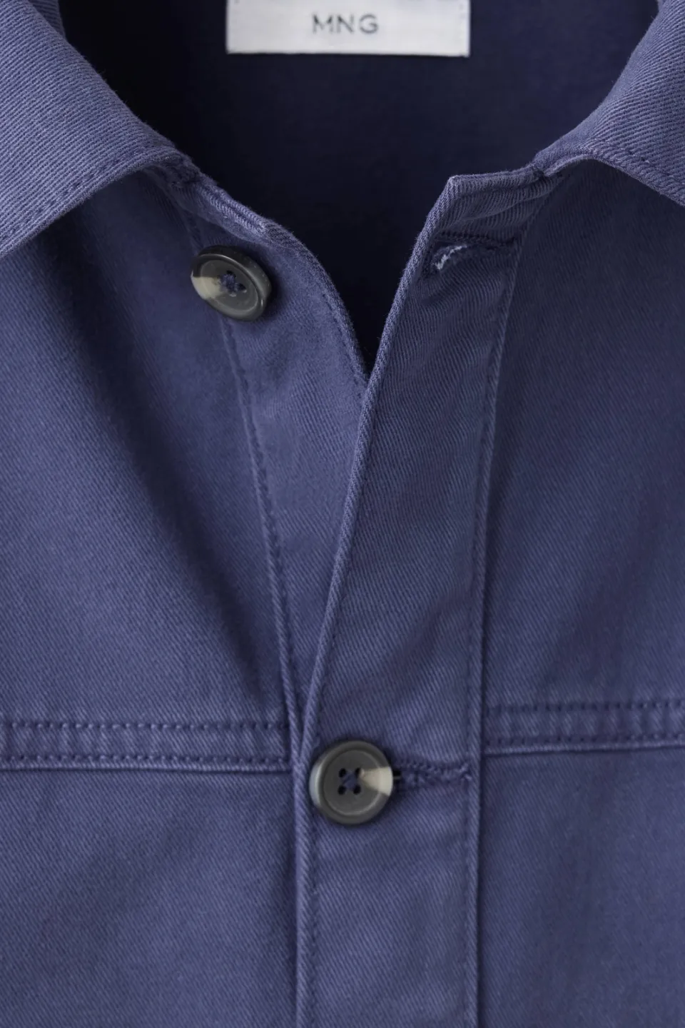 Mango Kids katoenen spijkerjas donkerblauw, foto 5