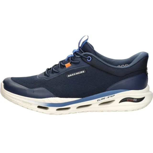 Skechers Slip-Ins Arch Fit Orvan Hunter lage sneakers navy Blauw
