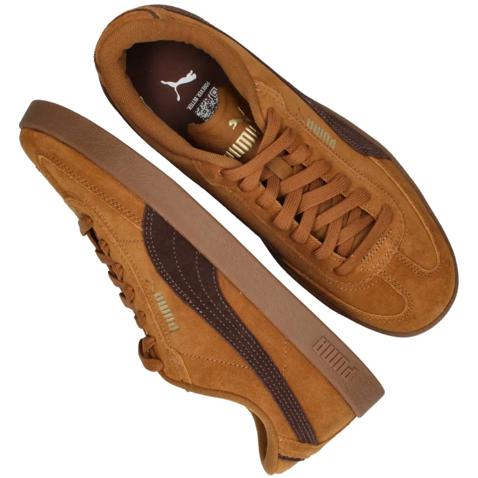 Puma Club II Era suède sneakers bruin, foto 5