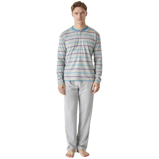 J&J Brothers JJBEP5500 pyjamaset grijs