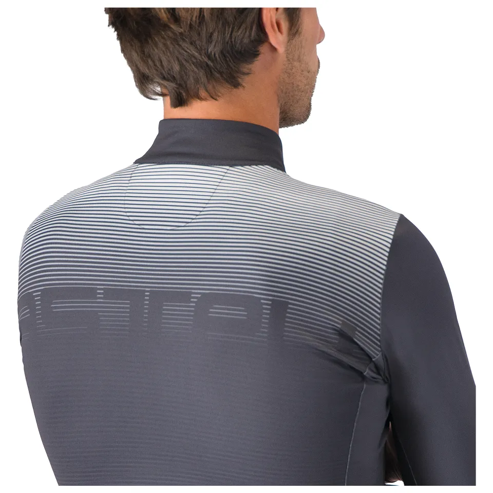 Castelli Apice Thermal fietsshirt lange mouwen grijs, foto 3