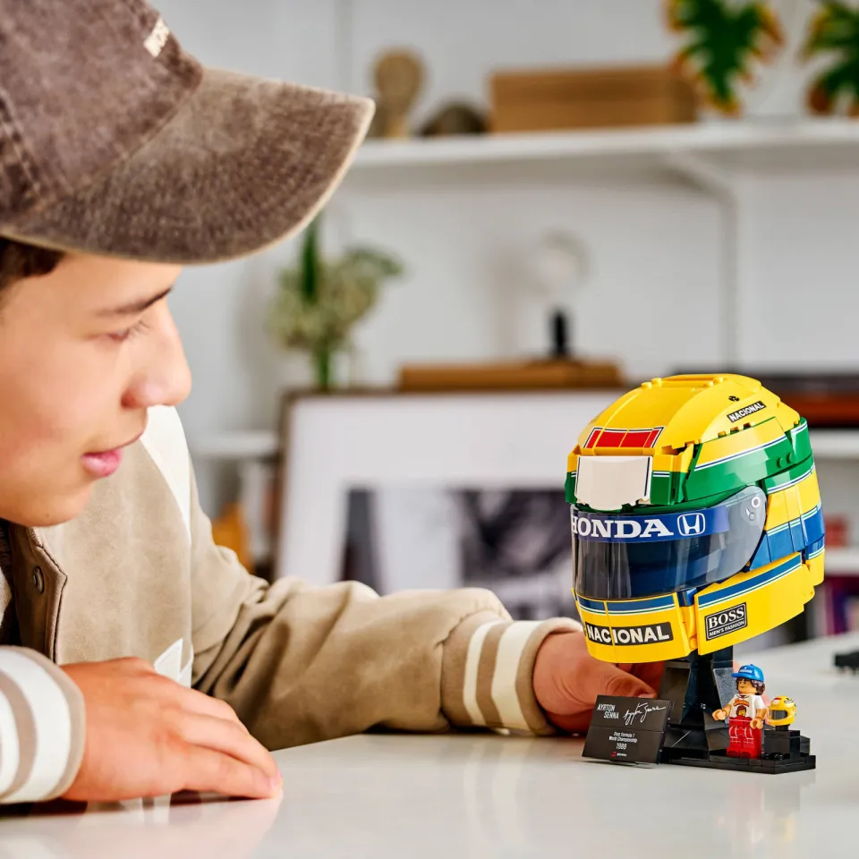 Lego Editions Formula 1 Helm van Ayrton Senna F1 Auto Helm Bouwpakket 43024, foto 6
