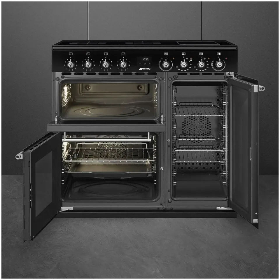 Smeg CX93IMBL inductiefornuis zwart, foto 4