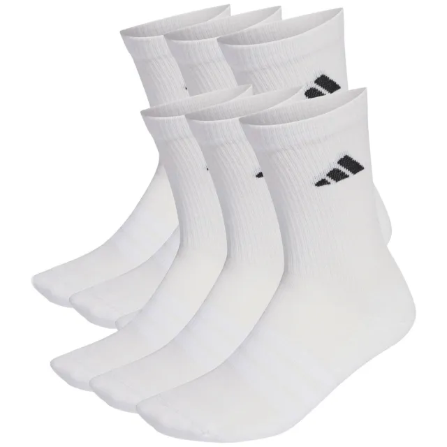 Adidas Cushioned Crew sportsokken wit set van 6, foto 2