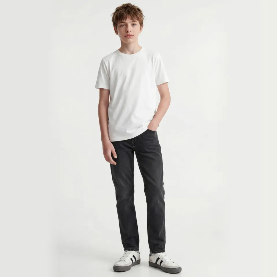Jack & Jones JUNIOR relaxed fit loose fit jeans - black denim (set van 3) Black Denim 3