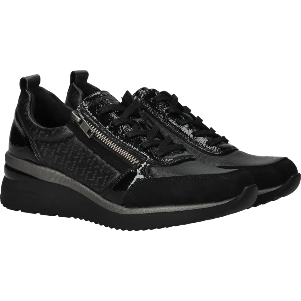 Remonte Sneakers Dames Zwart, foto 3