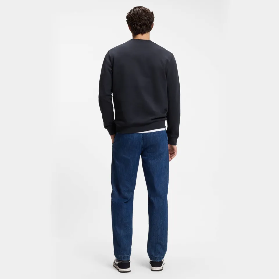 Boss sweater Westart met logo dark blue, foto 3