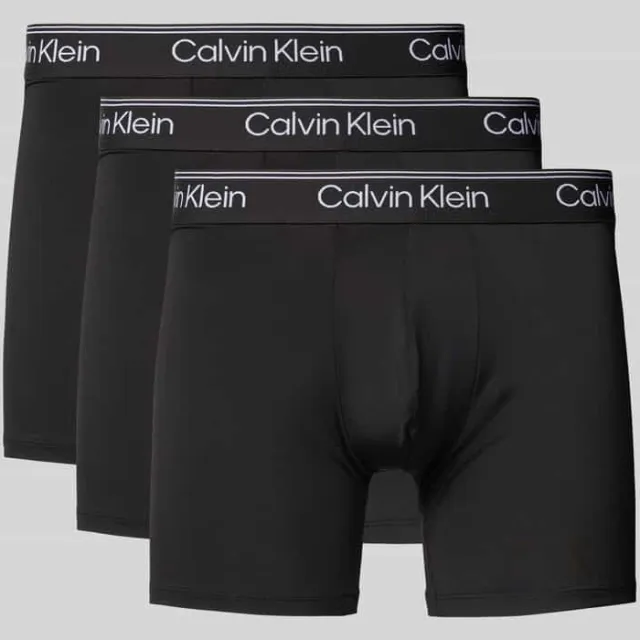 Calvin Klein Boxershort met elastische logoband in een set van 3 stuks zwart, foto 2