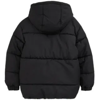 WE Fashion winterjas zwart met capuchon, foto 3