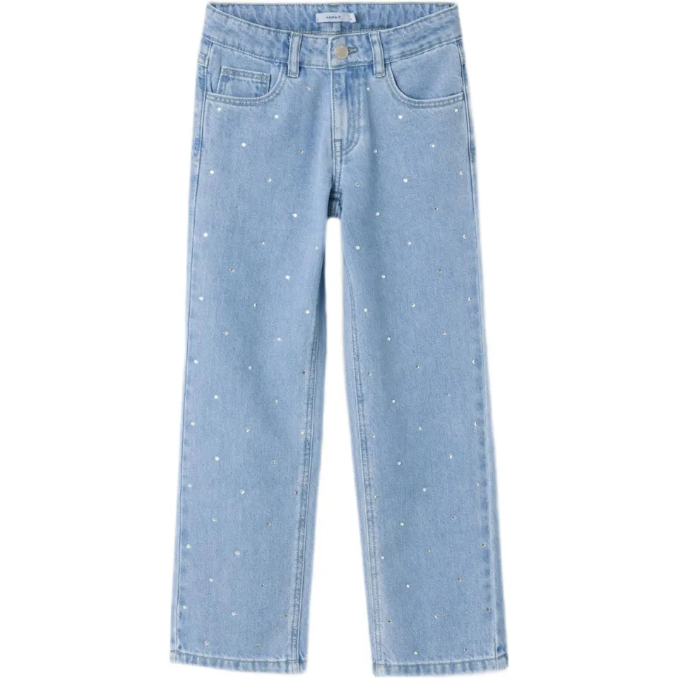 NAME IT KIDS straight leg jeans NKFROSE light blue denim, foto 2