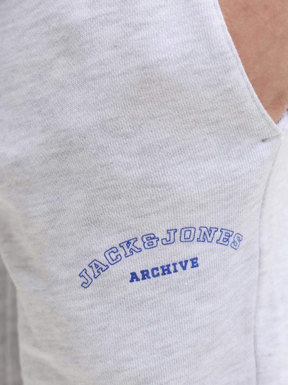 Jack & Jones JUNIOR regular sweatshort wit melange, foto 7