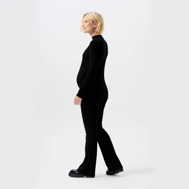 Noppies Sira zwangerschapslongsleeve zwart