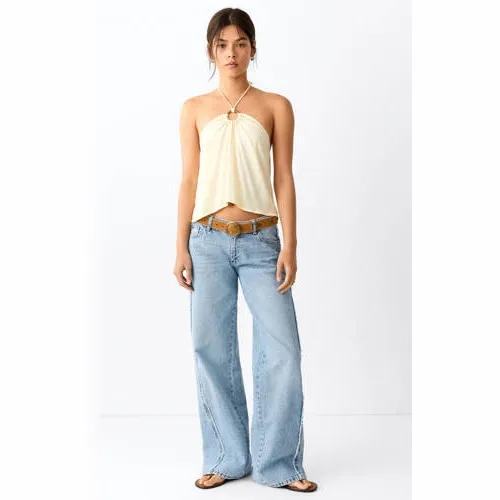 Mango TEEN wide leg jeans - lichtblauw, foto 2