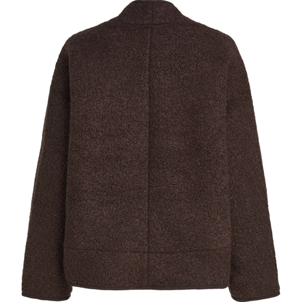 Circle Of Trust faux fur jas met wol - bruin, foto 3