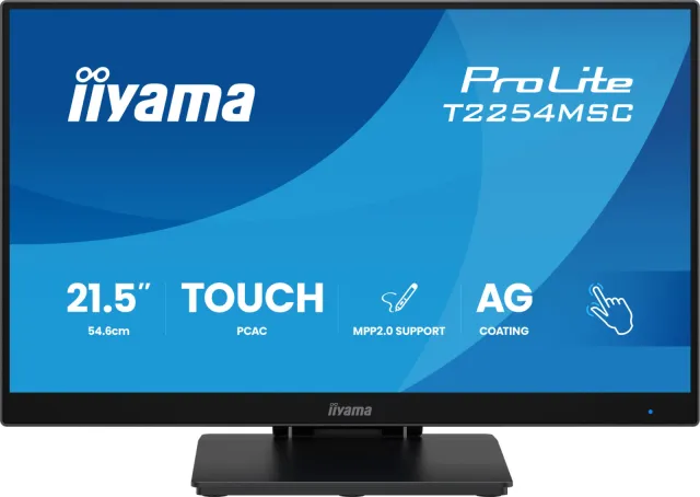 Iiyama ProLite T2254MSC-B2AG touchscreen monitor zwart