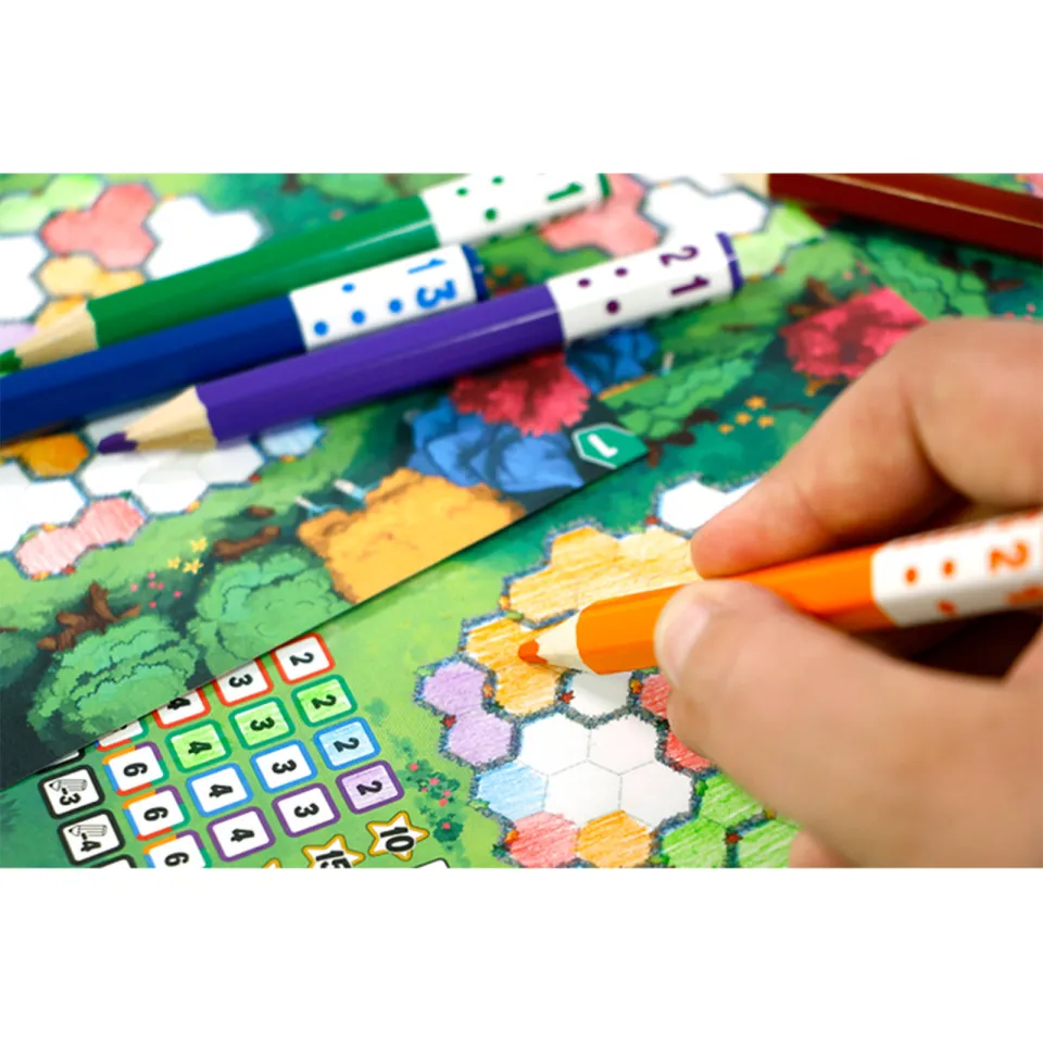 999 Games Pick a Pen Tuinen dobbelspel, foto 3