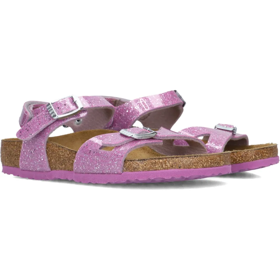 Birkenstock Rio AS sandalen roze, foto 2
