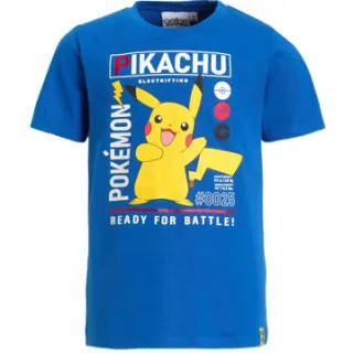 Anytime t-shirt Pokemon blauw