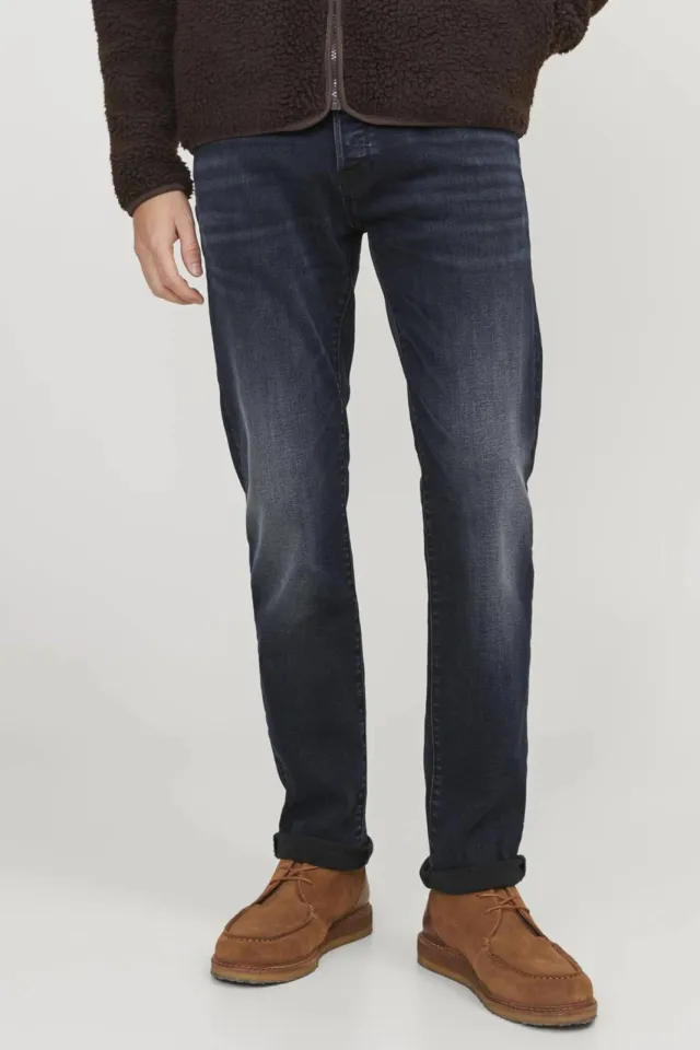 Jack & Jones JEANS INTELLIGENCE slim fit jeans JJIGLENN blue denim
