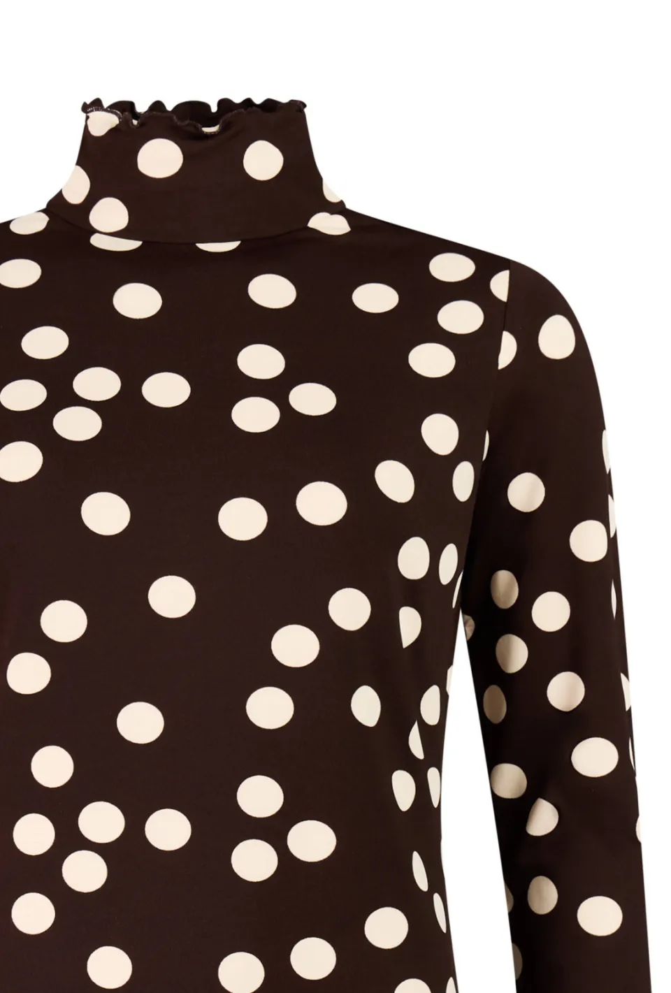 Protest PRTRuthie sweater met stippen - bruin/ecru, foto 7