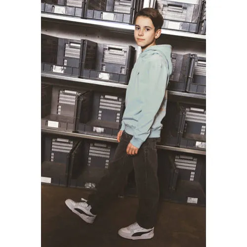 TYGO & vito NextGen hoodie met backprint - lichtblauw, foto 3