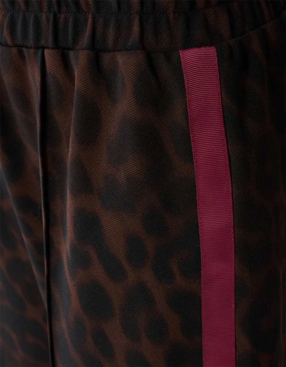 Shoeby casual broek panterprint donkerbruin, foto 7