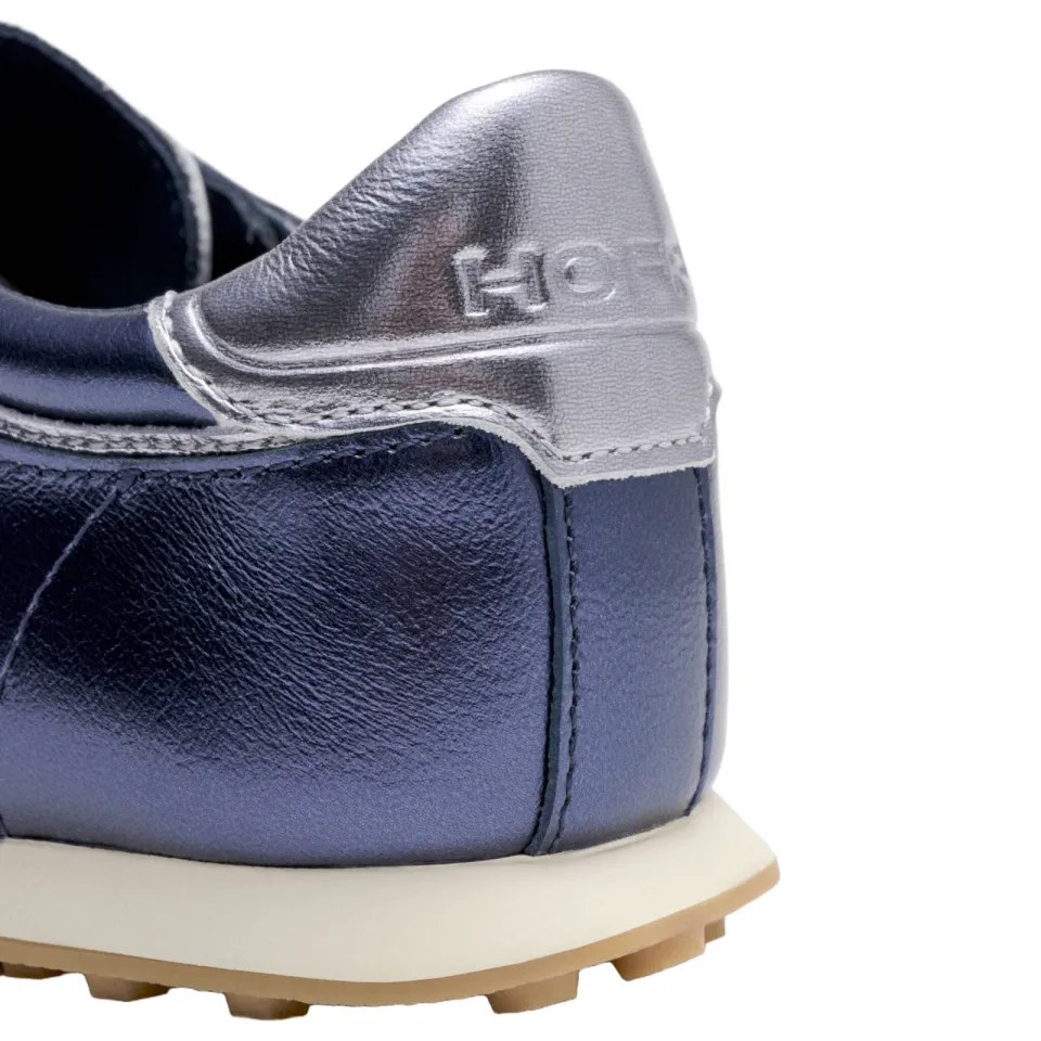 Hoff Bridge leren sneakers - blauw metallic, foto 5