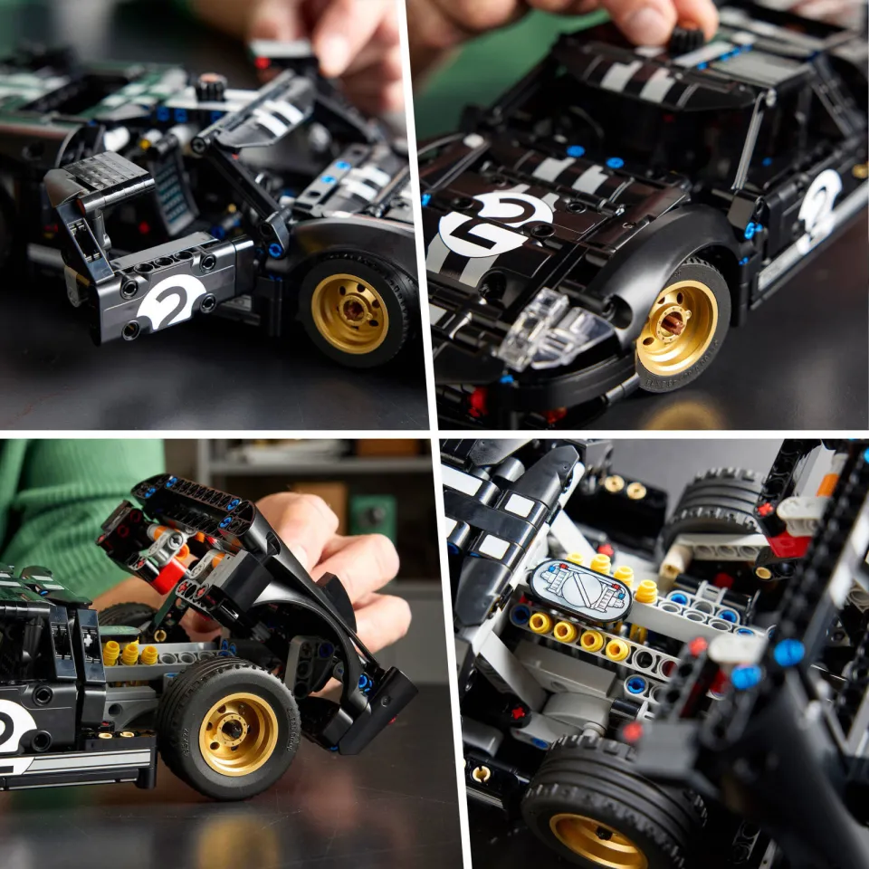 Lego Technic 1966 Ford GT40 MKII Racewagen Auto Bouwpakket 42223, foto 7