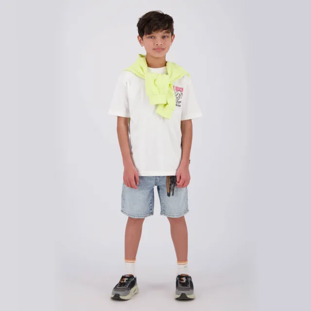 Vingino t-shirt met backprint wit