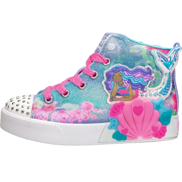 Skechers Twinkle Magic Mermaid Sea hoge sneaker lichtblauw licht blauw, foto 2