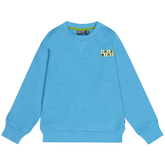 Tumble 'n Dry sweater met backprint - blauw