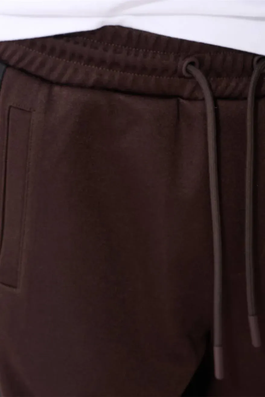 Shoeby joggingbroek donkerbruin, foto 8
