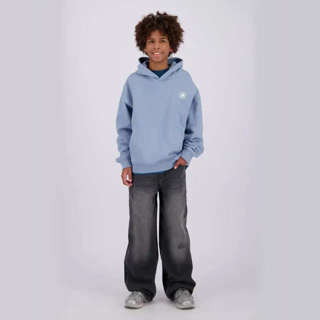 Raizzed oversized hoodie met backprint - lichtblauw